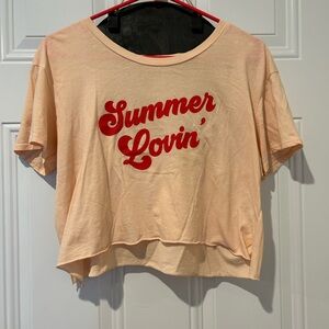 Billabong Peach 'Summer Lovin'' Graphic Tee